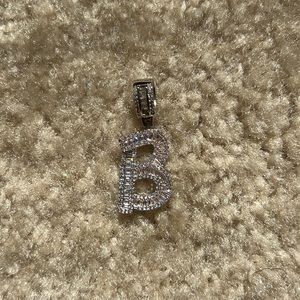Gold Presidents Letter B Pendant
